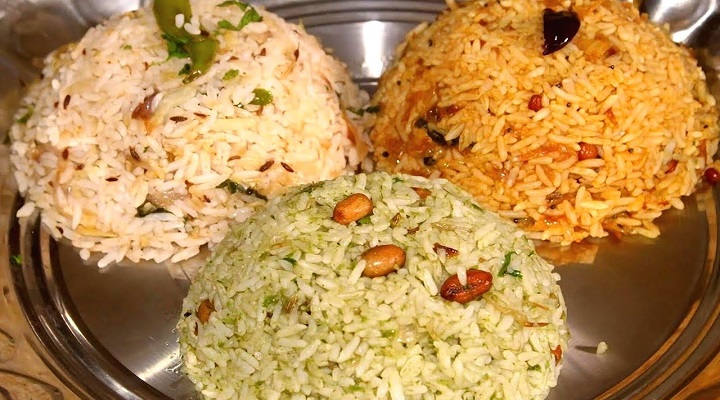 Variety Rice in Tamil Cuisine
