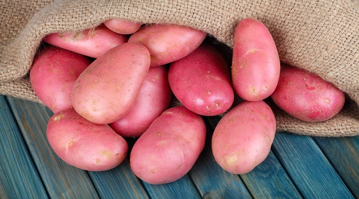 are red potatoes dyed