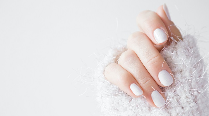 Milky White Nails with Stunning Designs