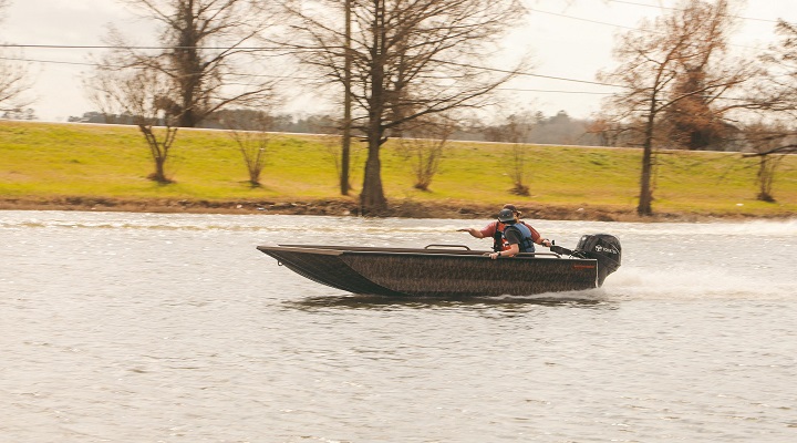 when hunting from a boat, what is the best way to maintain the boat's stability?